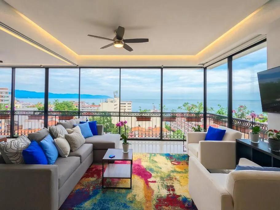 Luxury Oceanview Modern Condo Puerto Vallarta